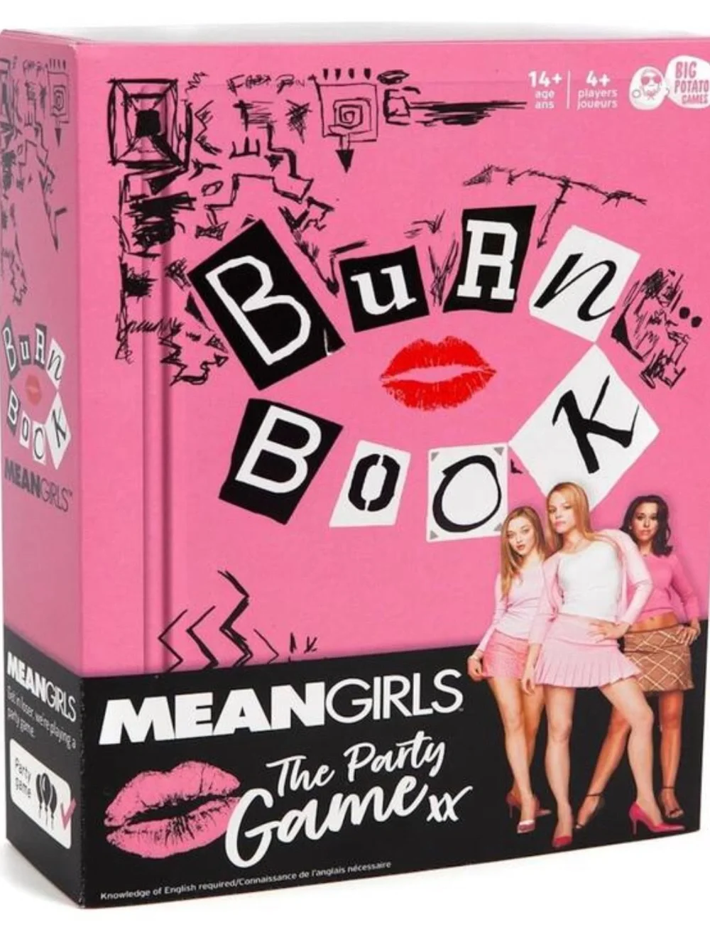 Macy's Mean Girls Burn Book Party Game Pink Box